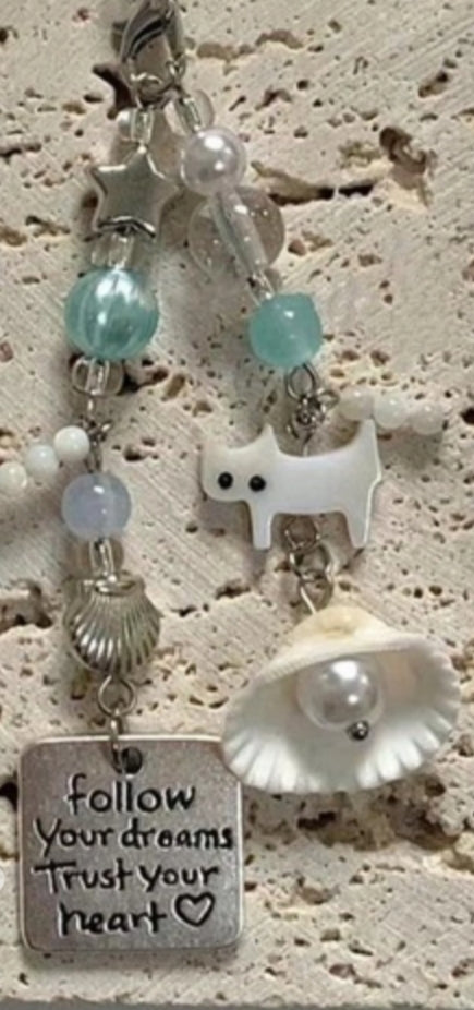 Star Shell Phone Charm