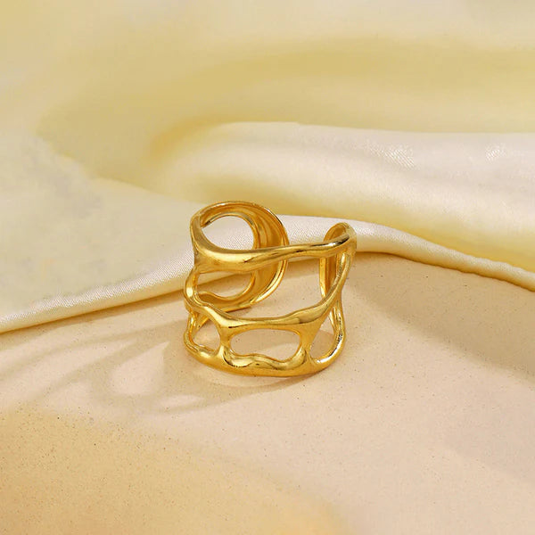 Contemporary Adjustable Finger Ring