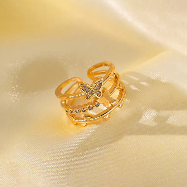 Butterfly Adjustable Finger Ring