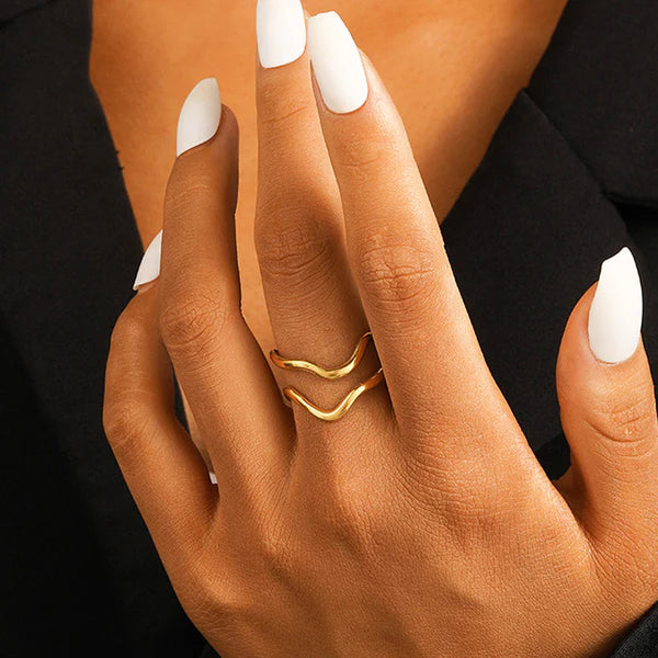Contemporary Adjustable Finger Ring