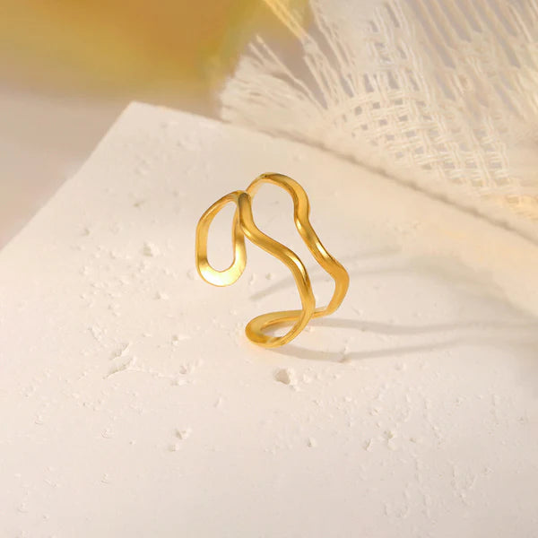 Contemporary Adjustable Finger Ring