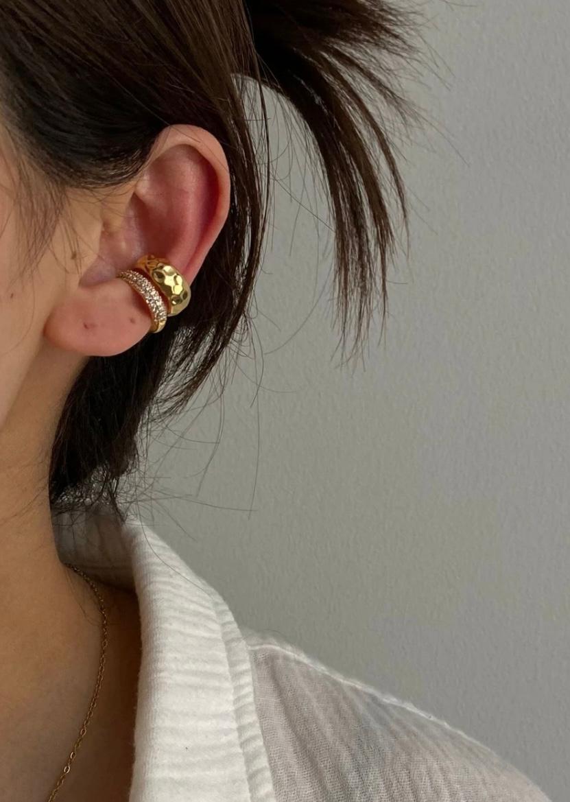 Golden Double layered Ear cuff