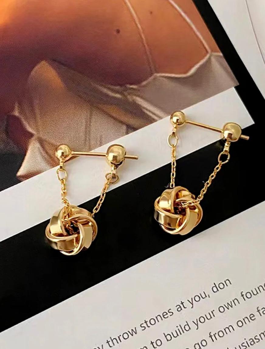 Exquisite Golden Earrings