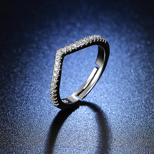 V Shape Adjustable Finger Ring