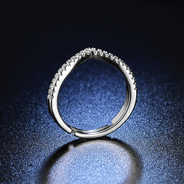 V Shape Adjustable Finger Ring