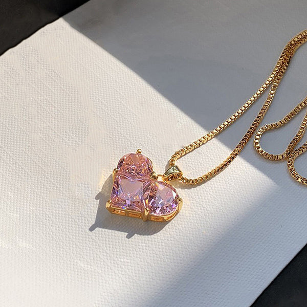 Pink Heart Pendant