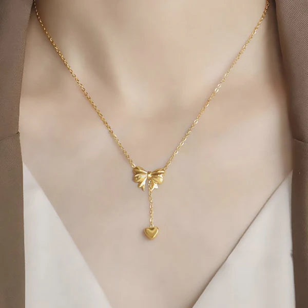 Bow Pendant Necklace