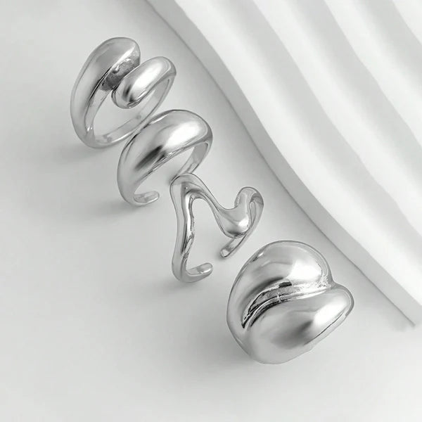 Stackable Finger Rings Set of 4