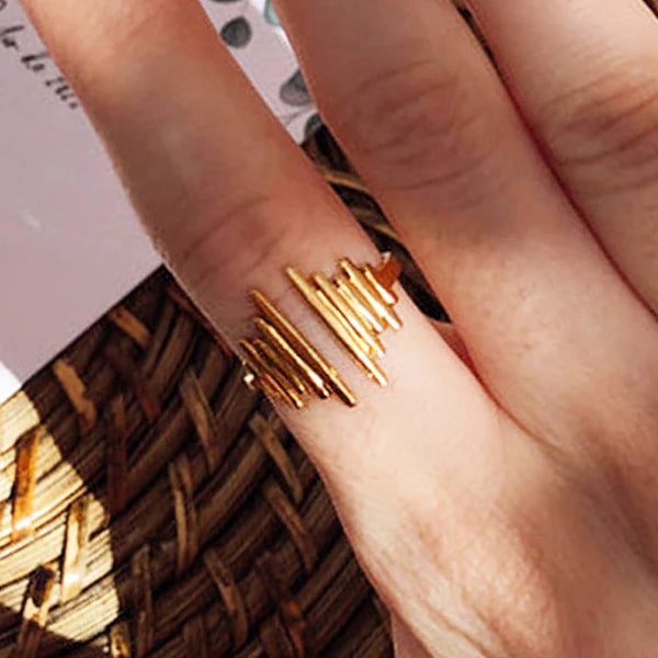Contemporary Adjustable Finger Ring