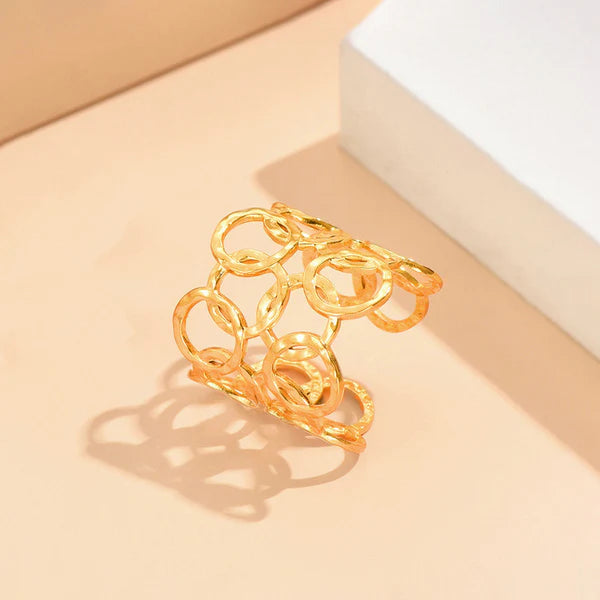 Geometric Adjustable Finger Ring
