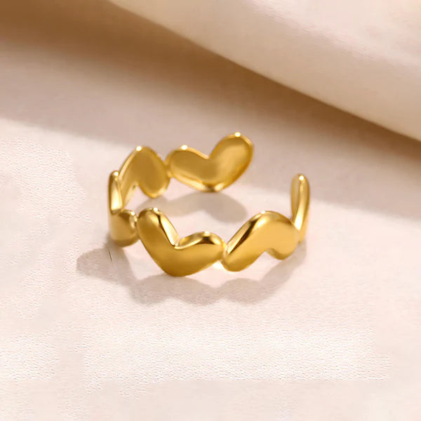 Heart Adjustable Finger Ring