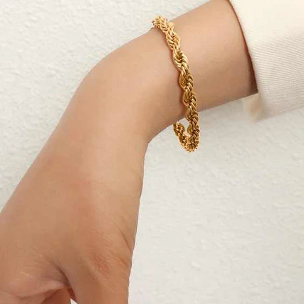 Chain Rope Style Wraparound Bracelet