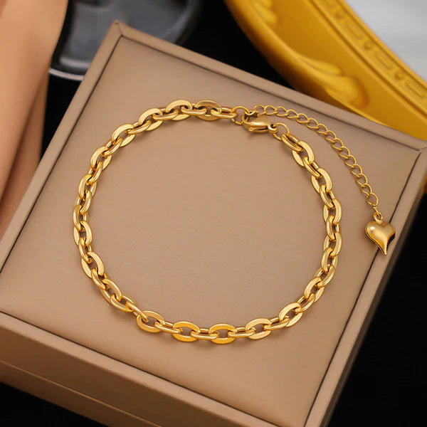Golden Simple Wraparound Bracelet