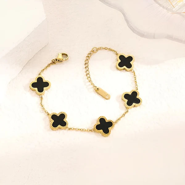 Clover Mother of Pearl Link Bracelet