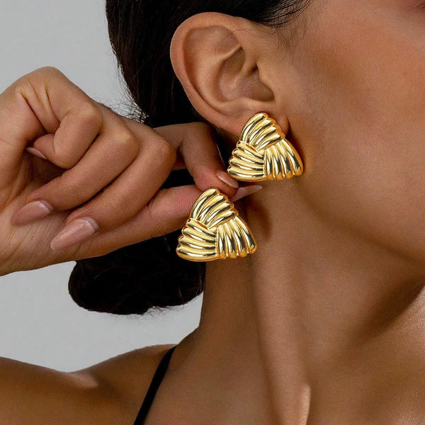 Tri-Fold Regal Shell Studs
