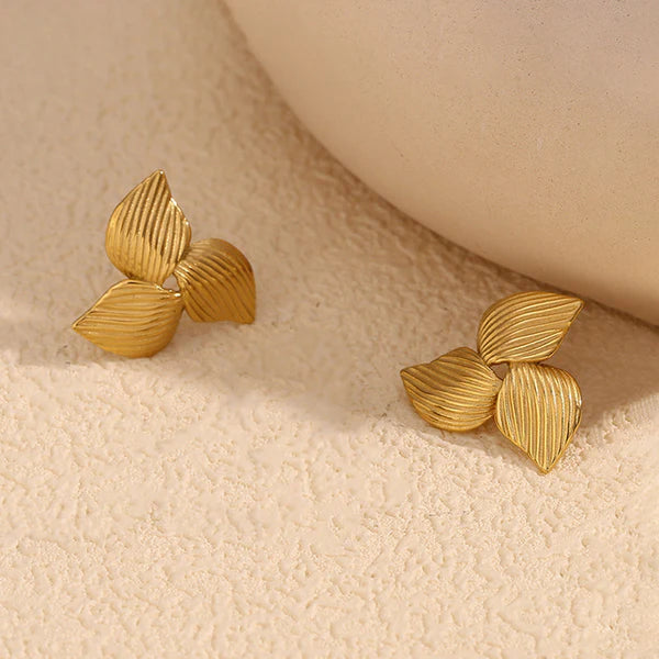 Triangular Design Stud Earrings