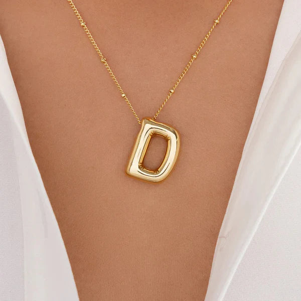 Golden D Alphabet Pendant