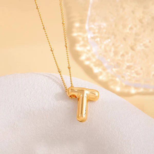 Golden T Alphabet Pendant