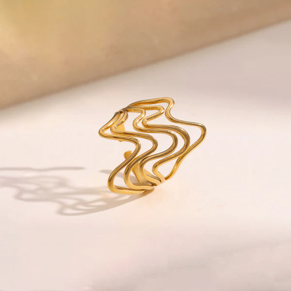 Wave Style Ring