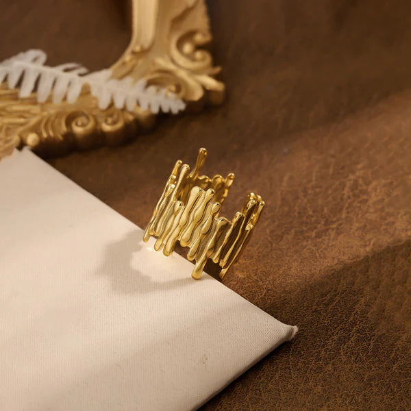 Molten Statement Ring