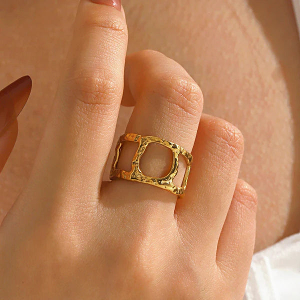 Golden Statement Ring