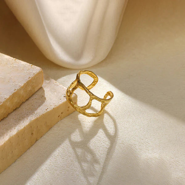 Golden Statement Ring