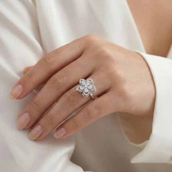 Star Themed Rotatable Adjustable Ring