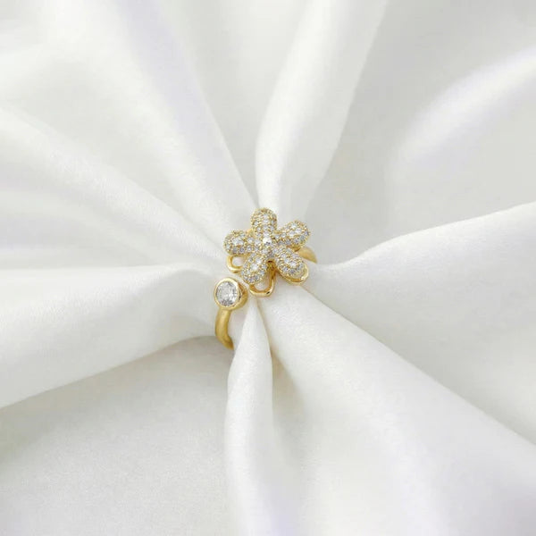 Star Shaped Rotatable Adjustable Ring