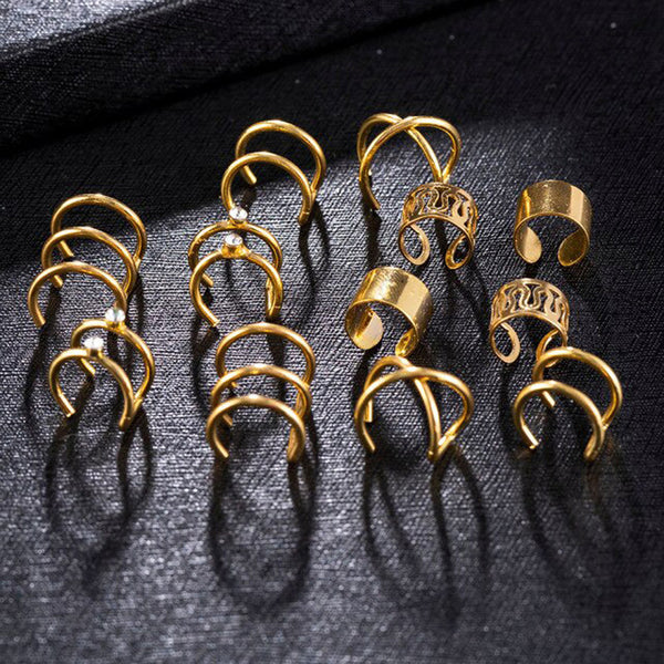 12 Ear cuffs