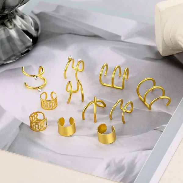 12 Ear cuffs