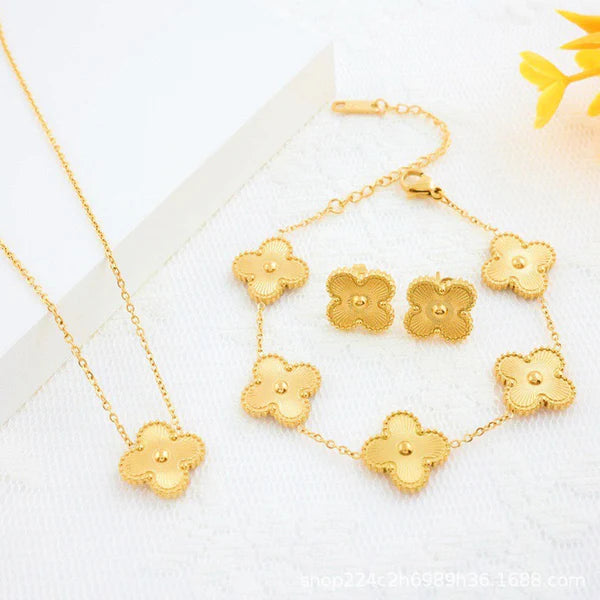 Clover Jewellery Set