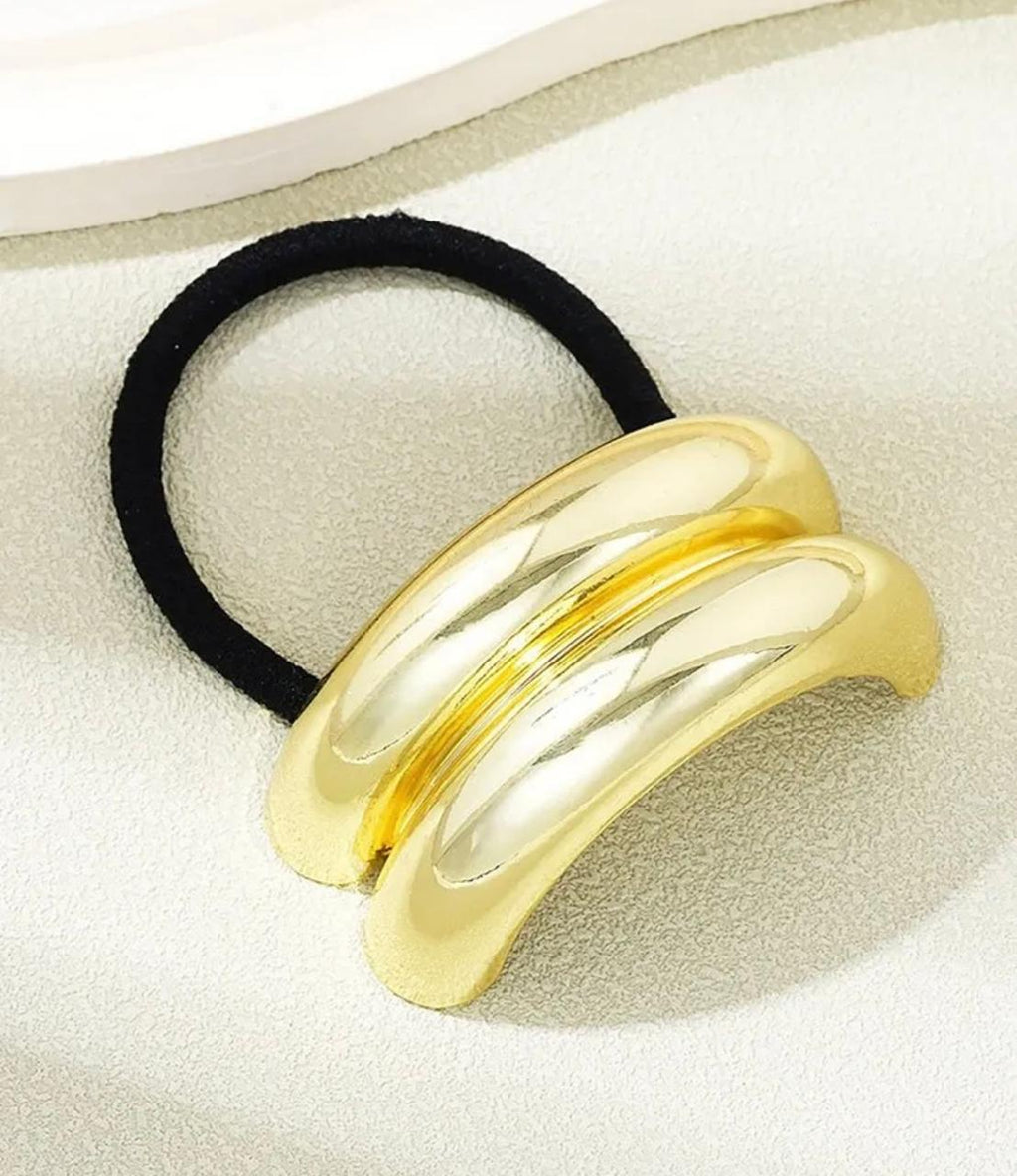 Semi Circular Metal Hair Tie