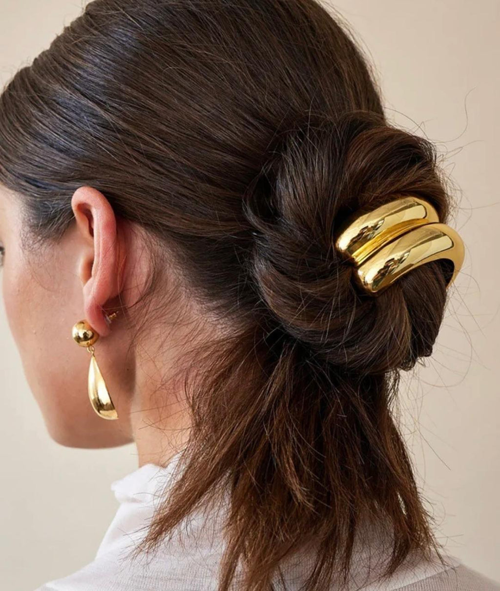 Semi Circular Metal Hair Tie