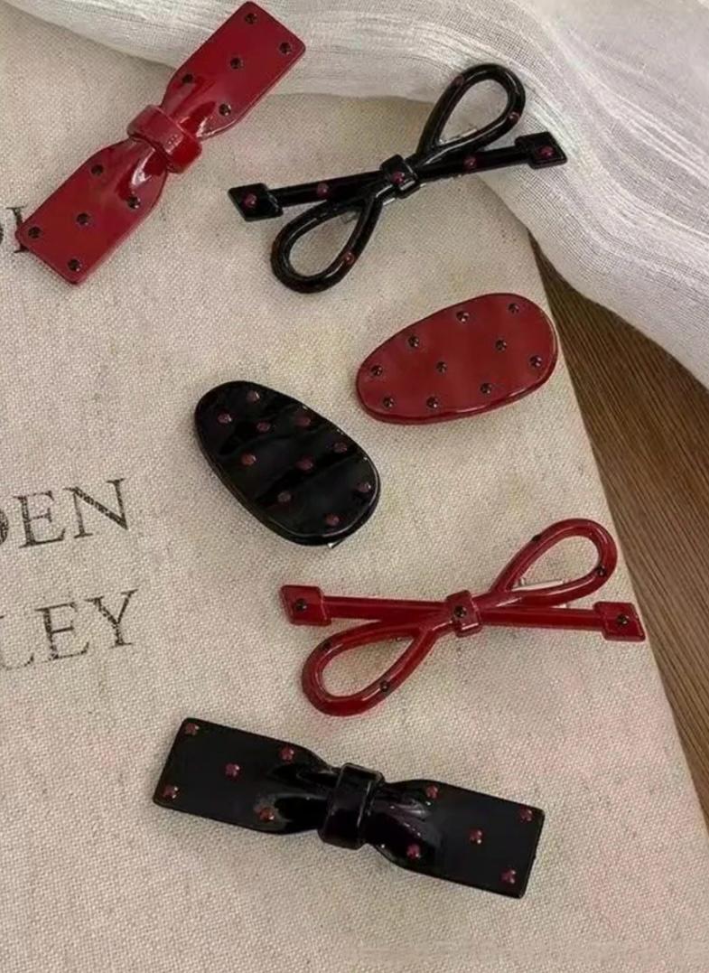 Colored Hair Clip Set of 2