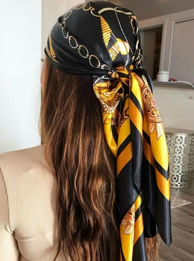 Vintage Geometric Scarf