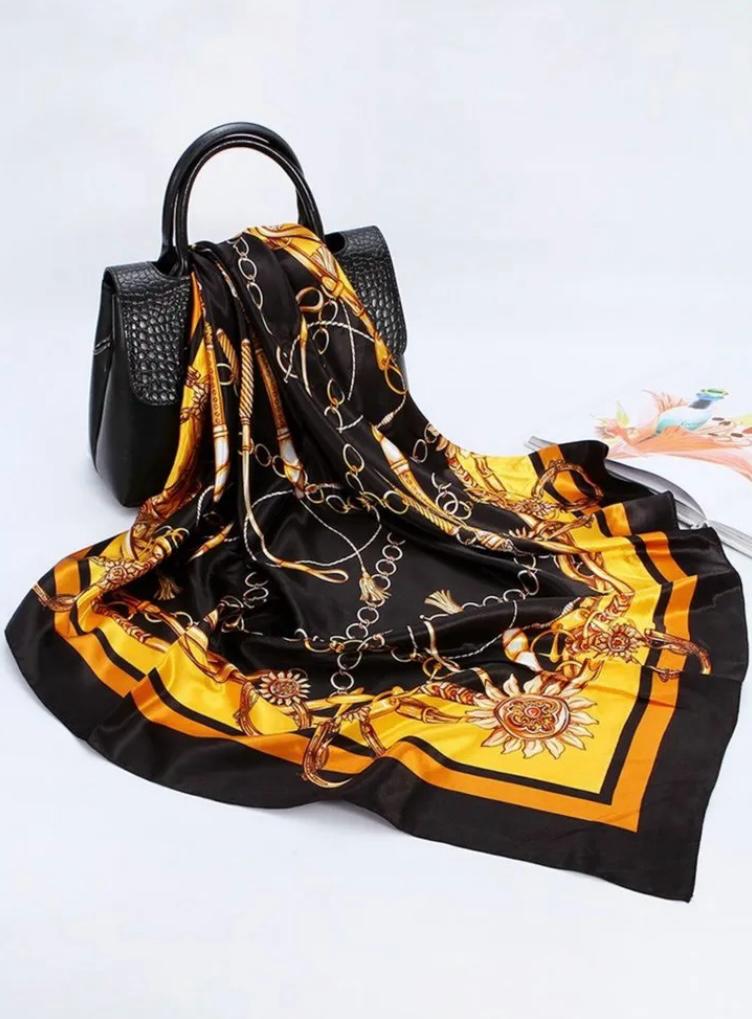 Vintage Geometric Scarf