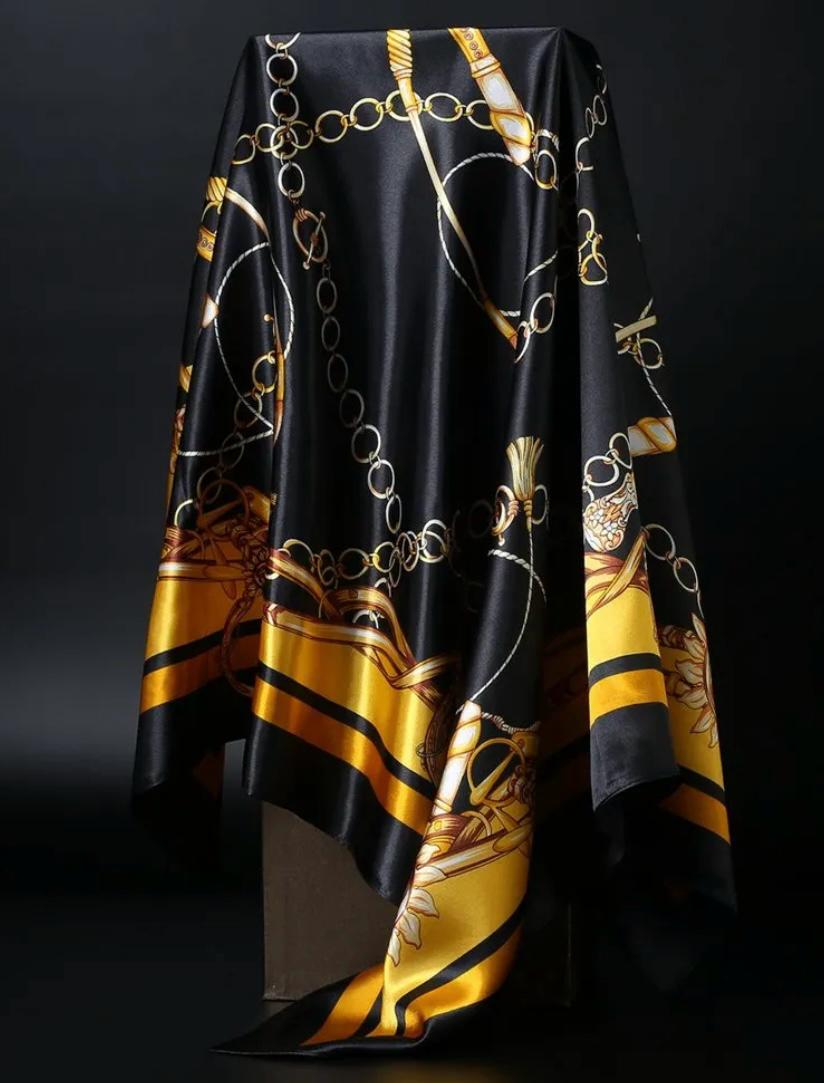 Vintage Geometric Scarf