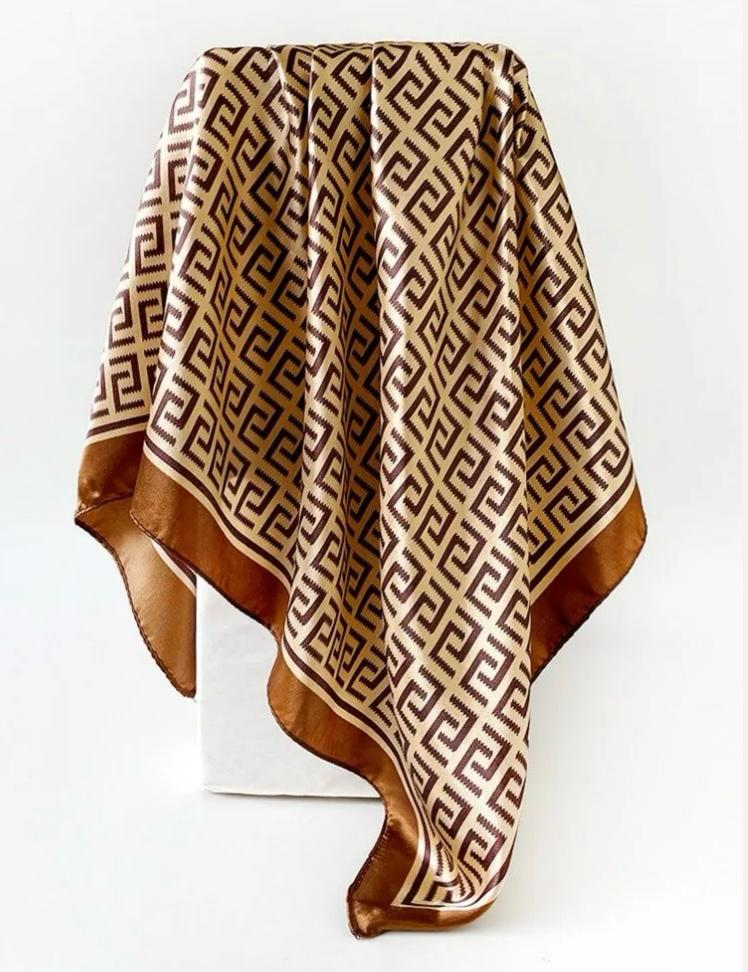 Geometric Square Scarf