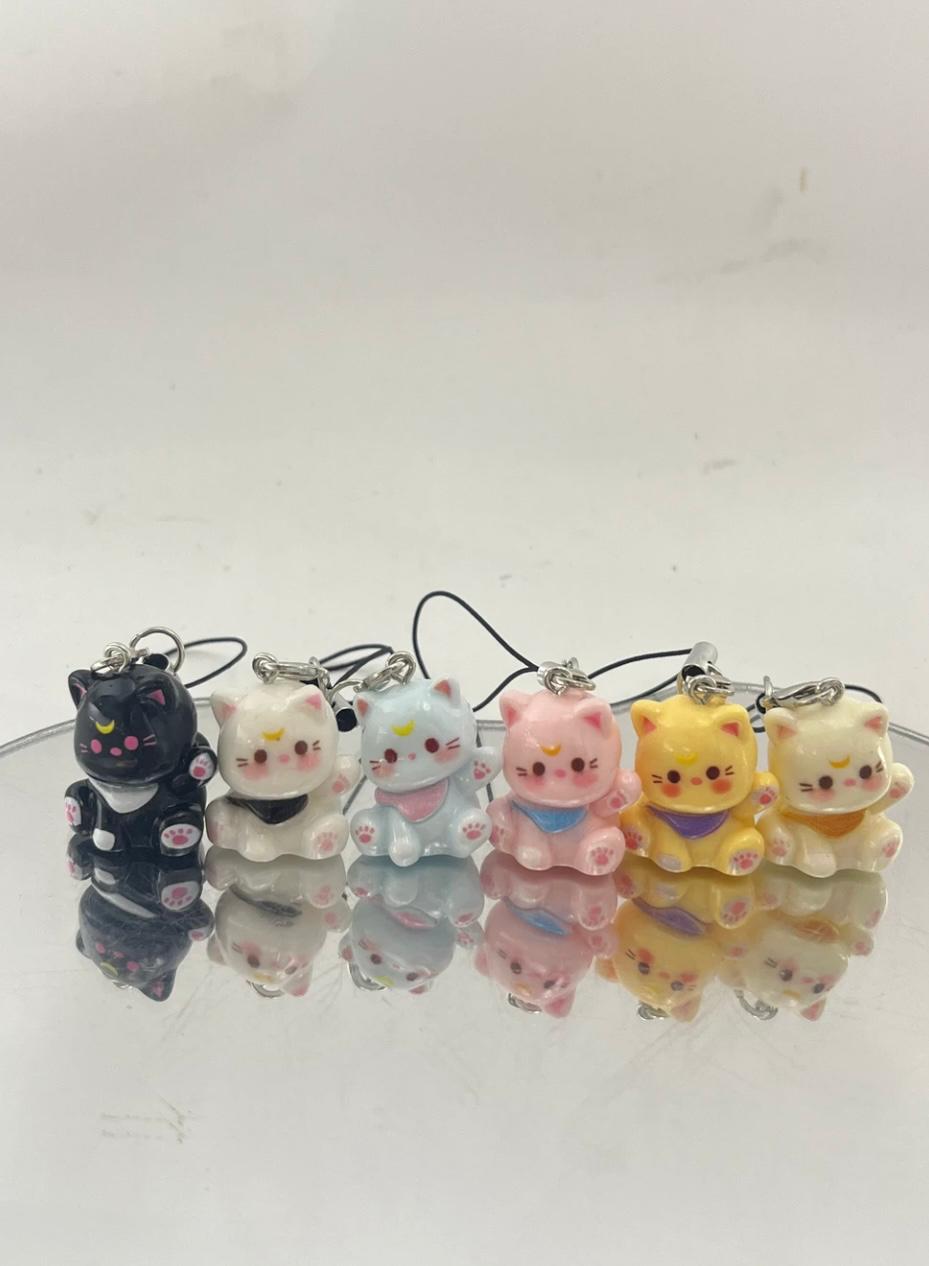 Kitten phone Charm