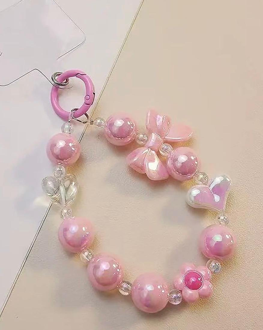 Pink Floral Charm