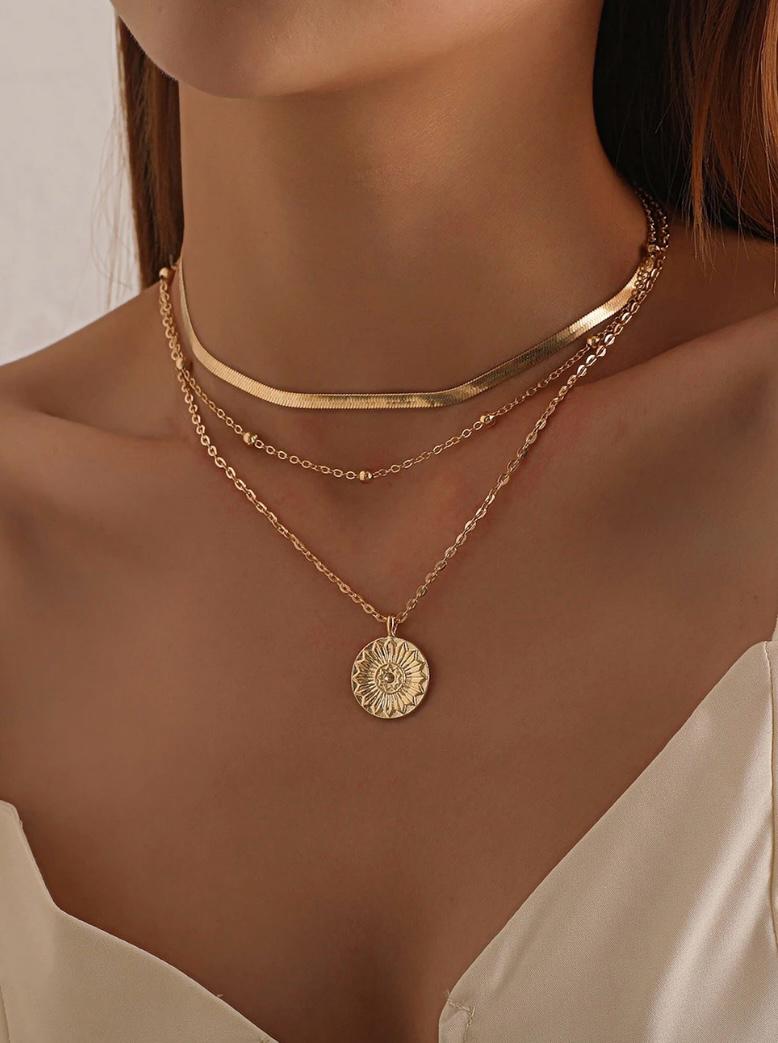 Golden layered Necklace