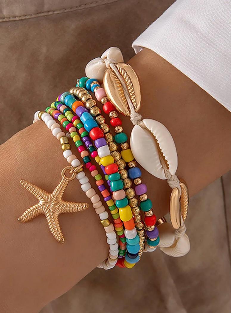 Colorful Coastal Bracelet set