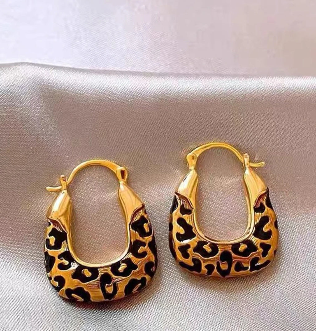 Leopard Print earrings