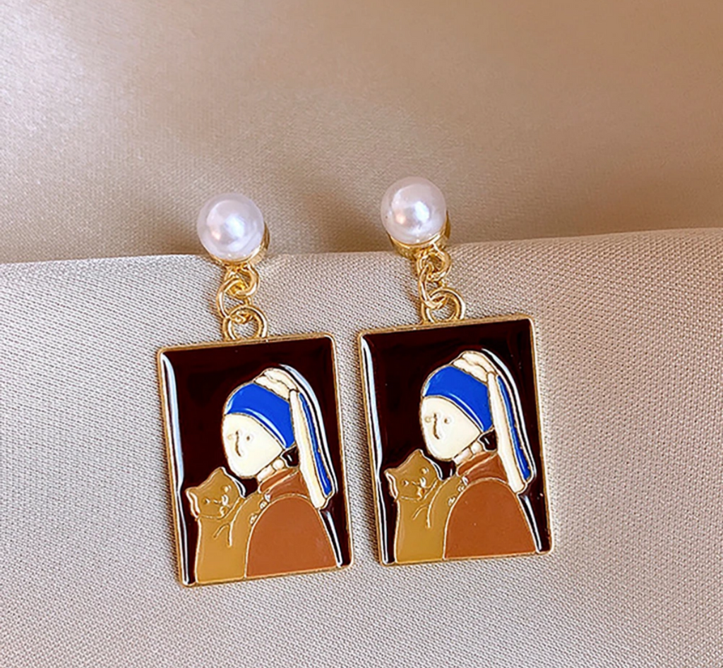 Face Dangle Earring