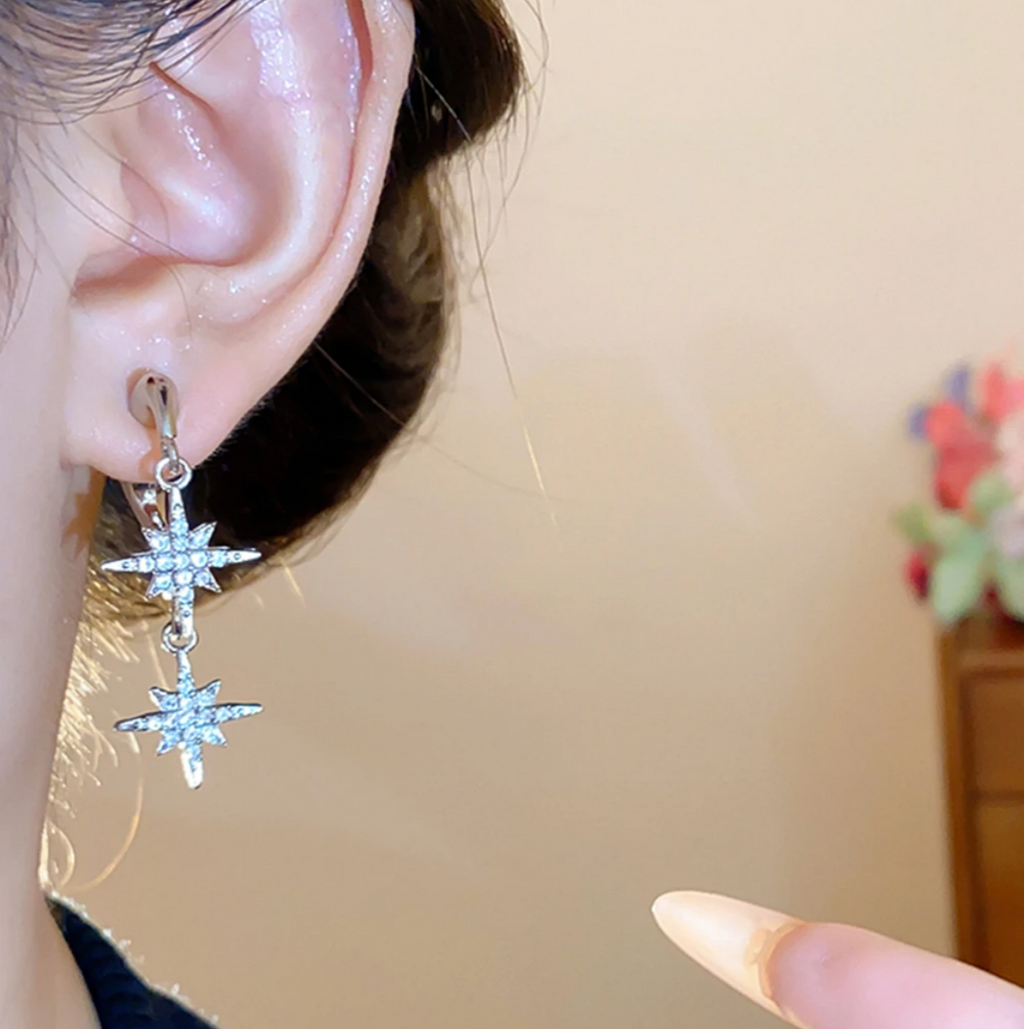 Star Dangle Earrings