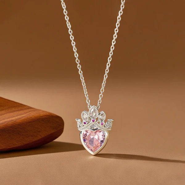 Pink Crown Pendant