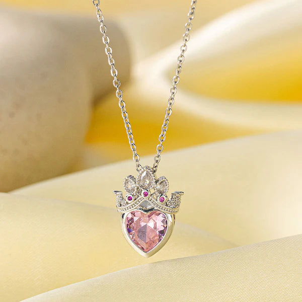 Pink Crown Pendant