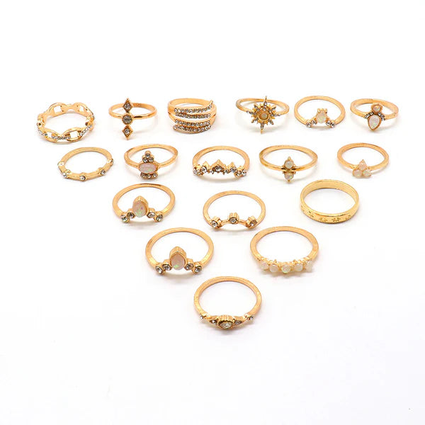 Plushy Rings Set of 17