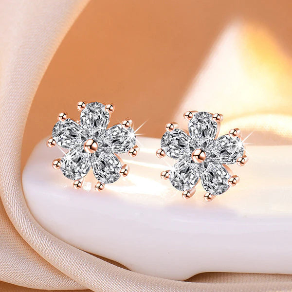 Rose Gold Stud Earrings