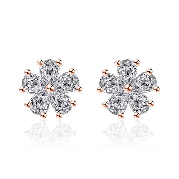 Rose Gold Stud Earrings